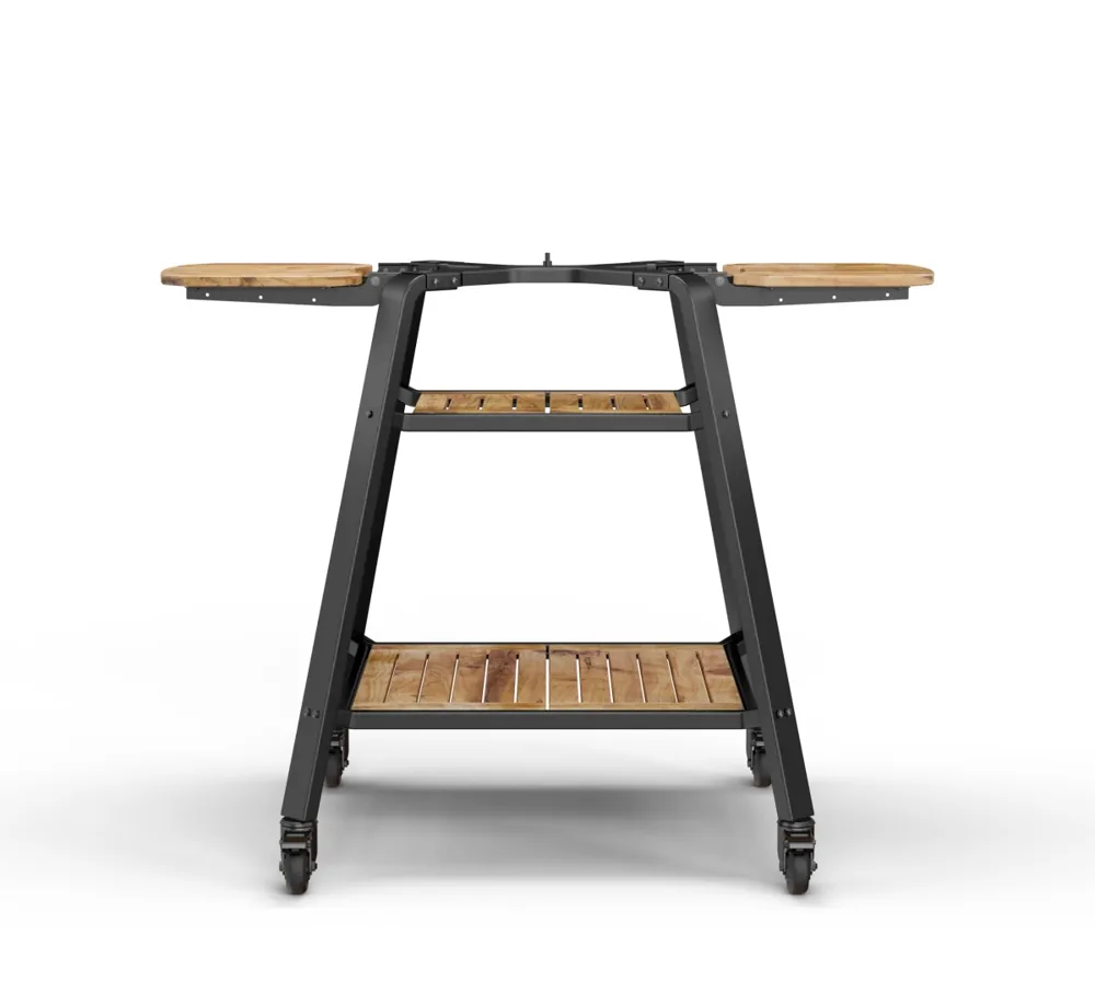 Gozney Dome Gen 2 Series Stand – Untergestell mit Akazienholz-Ablagen und Rollen